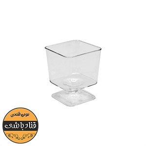 جام پایه دار مدل مربع